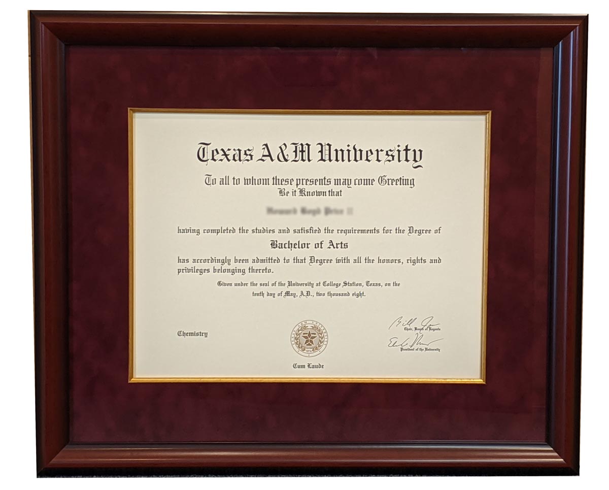 Top Custom Diploma Framing Tips Fastframe Houston Picture Framing